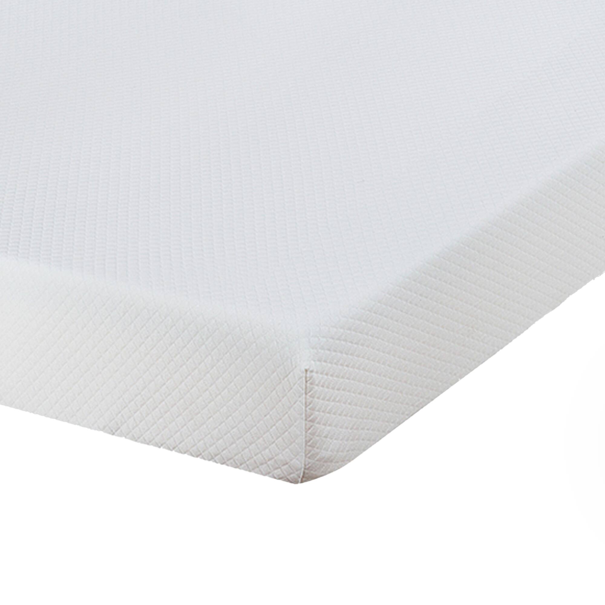 Back. Vaczon - 8 Inch Twin Size Mattress in a Box, Gel Memory Foam Mattresses with Comfort Foam for Cooling Night Sleep, Pressure Relie - White.