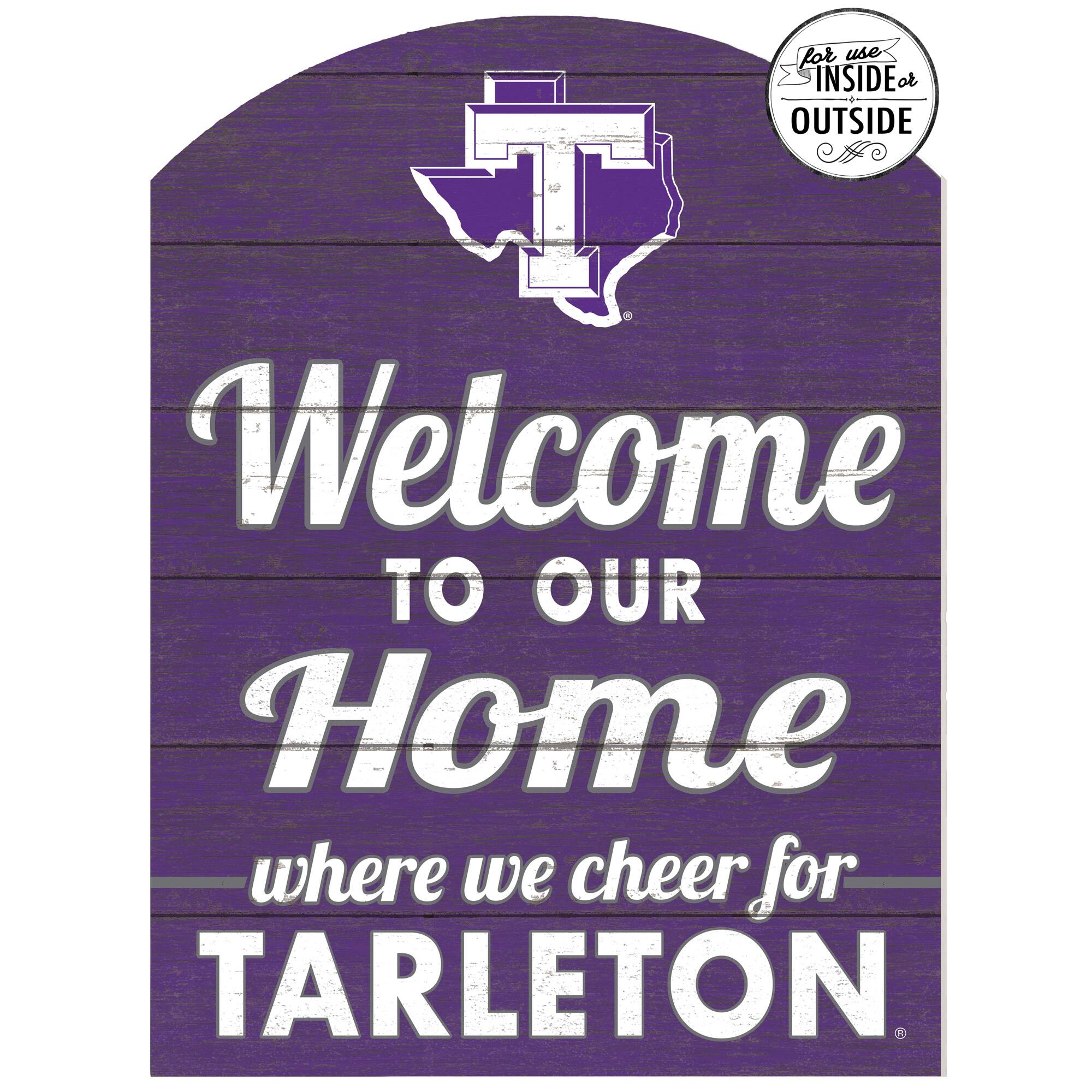 Tarleton State Texans 16'' x 22'' Indoor/Outdoor Marquee Sign