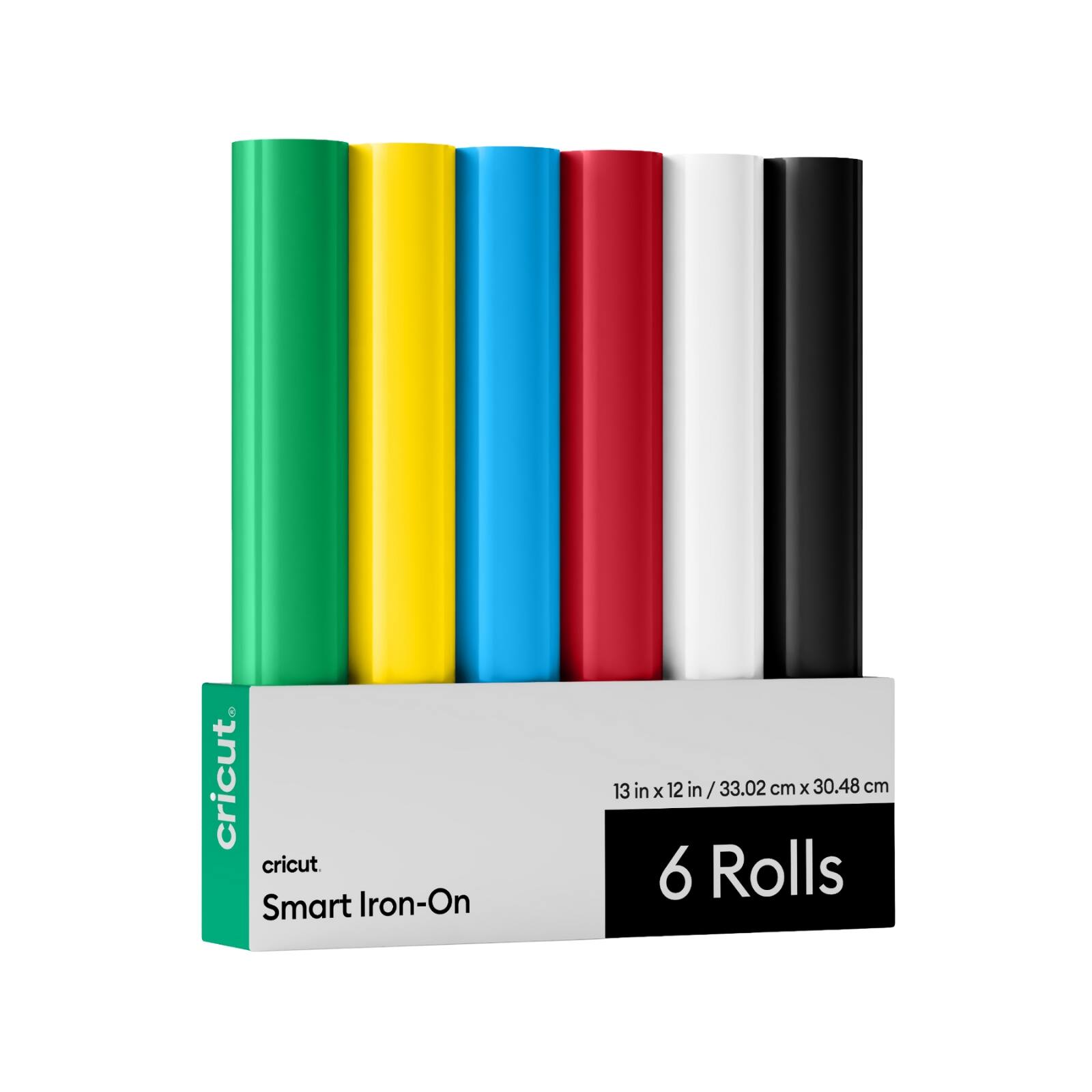 cricut Smart Iron-On 13 in x 12 in / 33.02 cm x 30.48 cm 6 Rolls