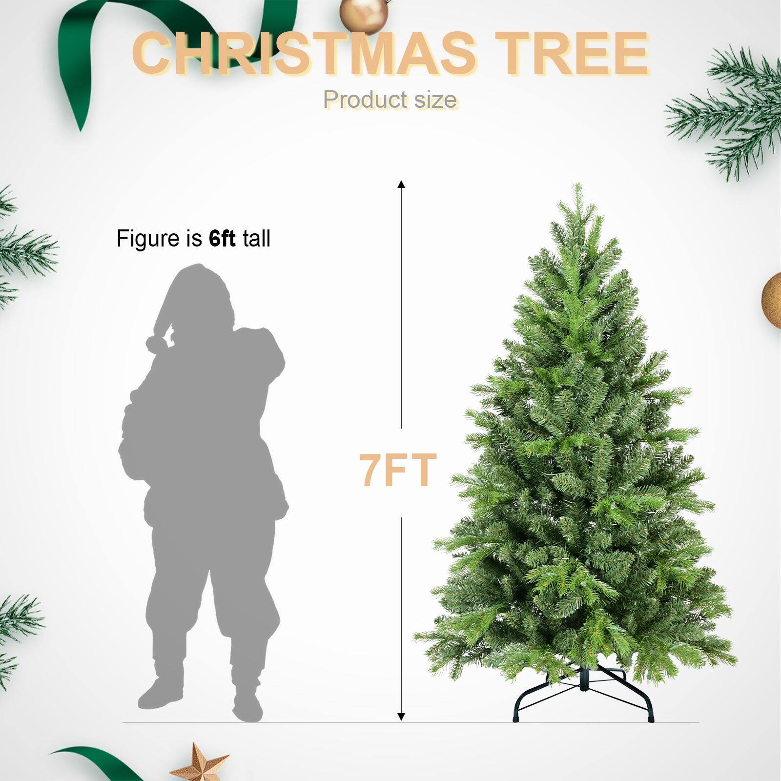 CHRISTMAS TREE  
Product size  

Figure is 6ft tall  

7FT