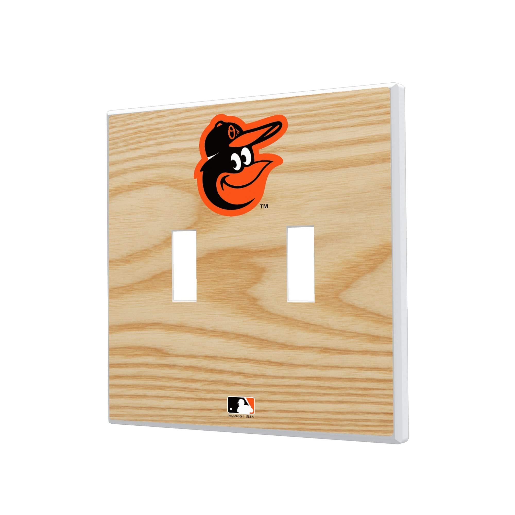 Keyscaper - Baltimore Orioles Baseball Bat Design Double Toggle Light Switch Plates - Multicolor price history on PriceWatchPro
