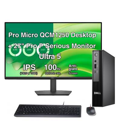 Prechen Mini Monitor Dell Pro Micro Mini Desktop with 27