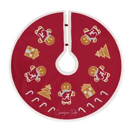 Pegasus - Alabama Crimson Tide Gingerbread Tree Skirt - Multicolor