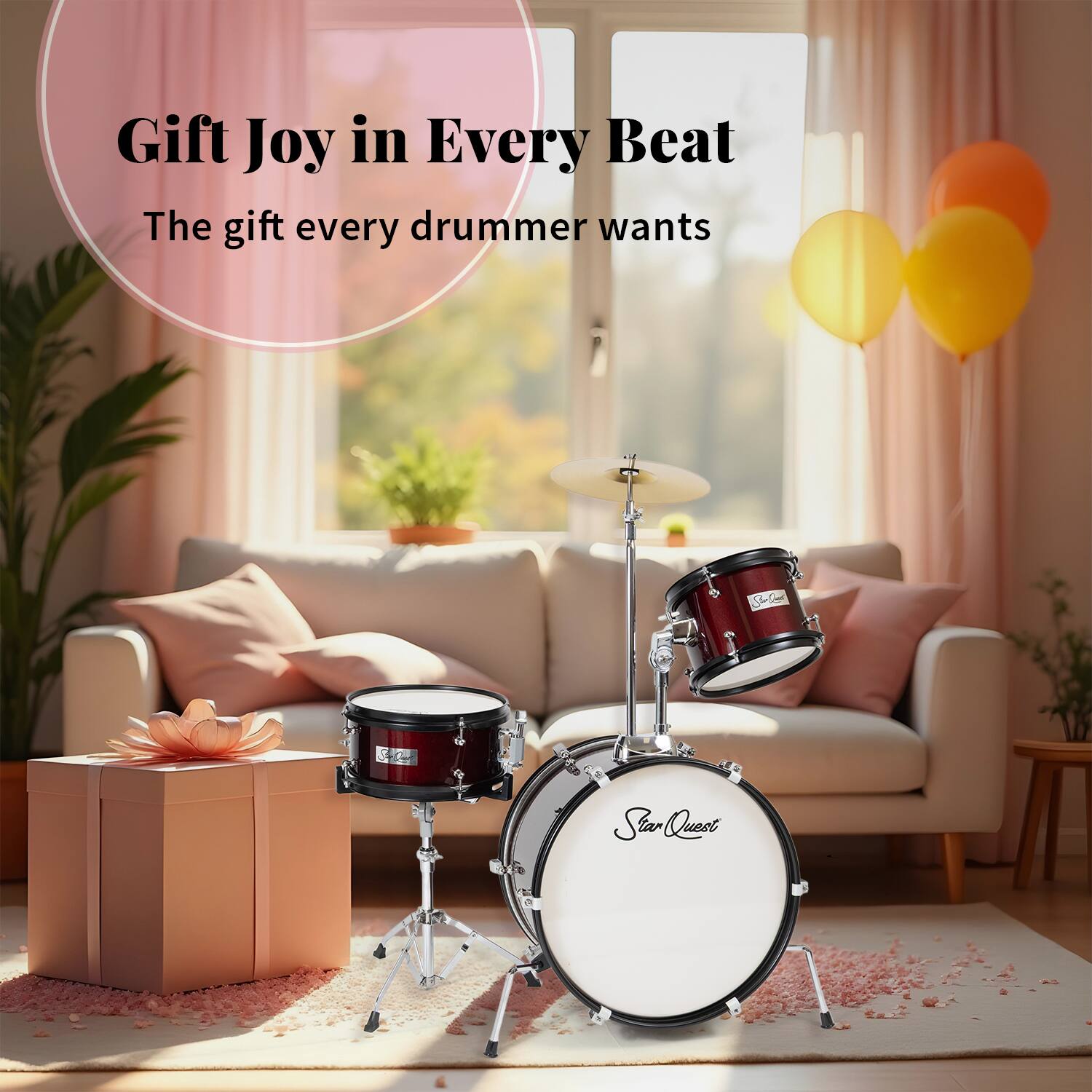 Gift Joy in Every Beat  
The gift every drummer wants  
SC Stan Quest
