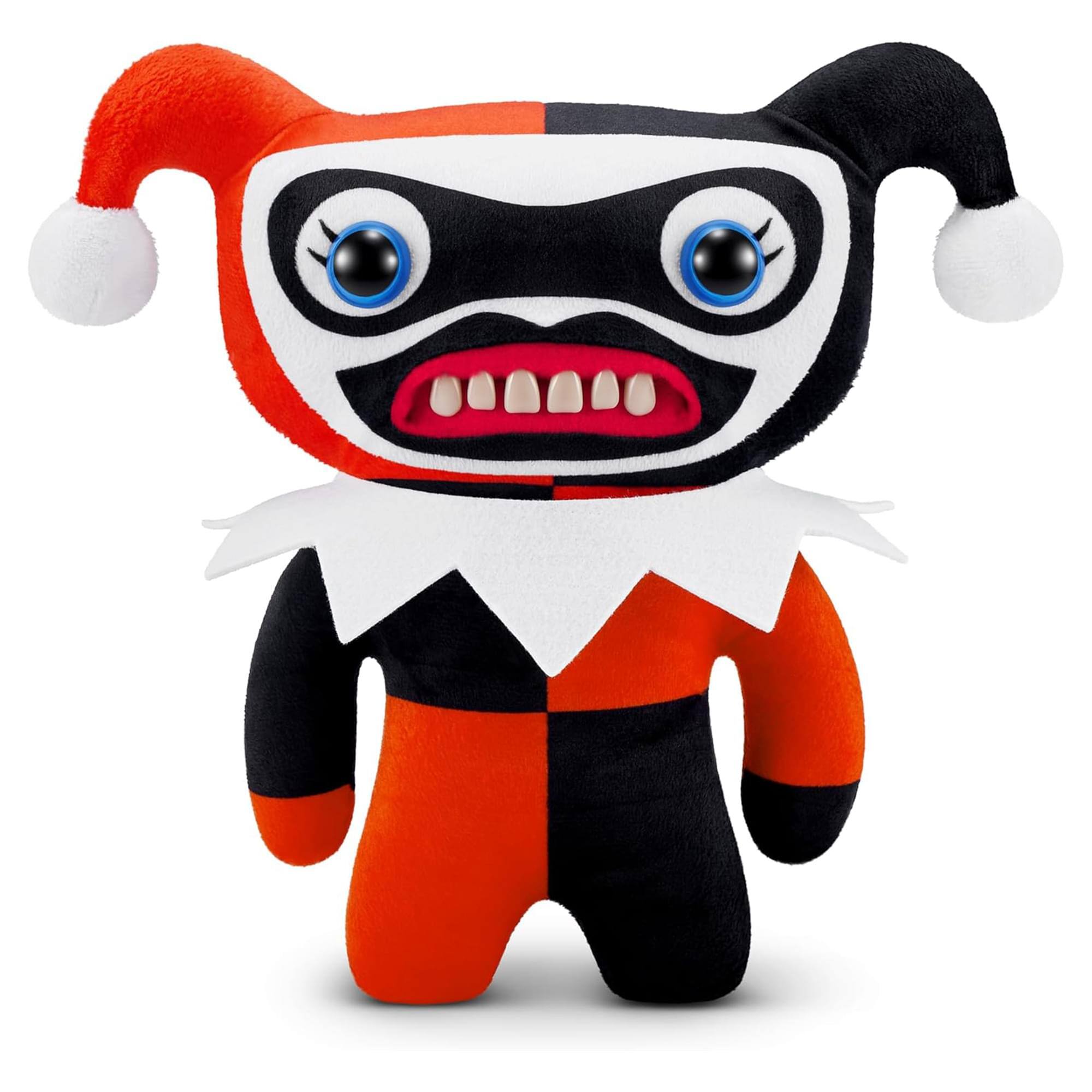 Front. ZURU - DC x Fuggler 9 Inch Collector Plush | Harley Quinn - Multi-Colored.