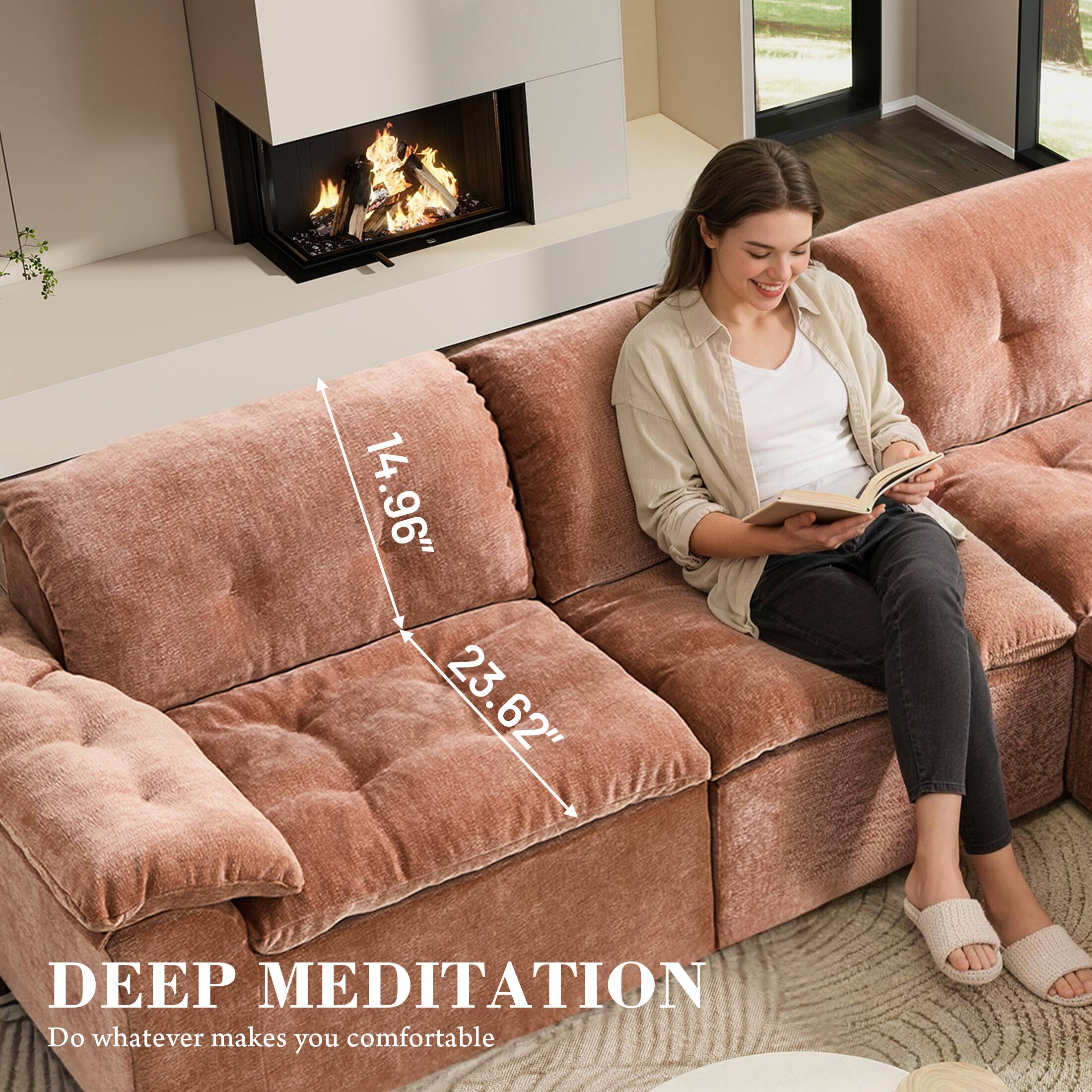 14.96" 23.62" DEEP MEDITATION  
Do whatever makes you comfortable