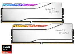 G.SKILL - Trident Z5 Royal 96GB (2x48GB) DDR5 6000 Desktop RAM F5-6000J2836F48GX2-TR5NS - Silver