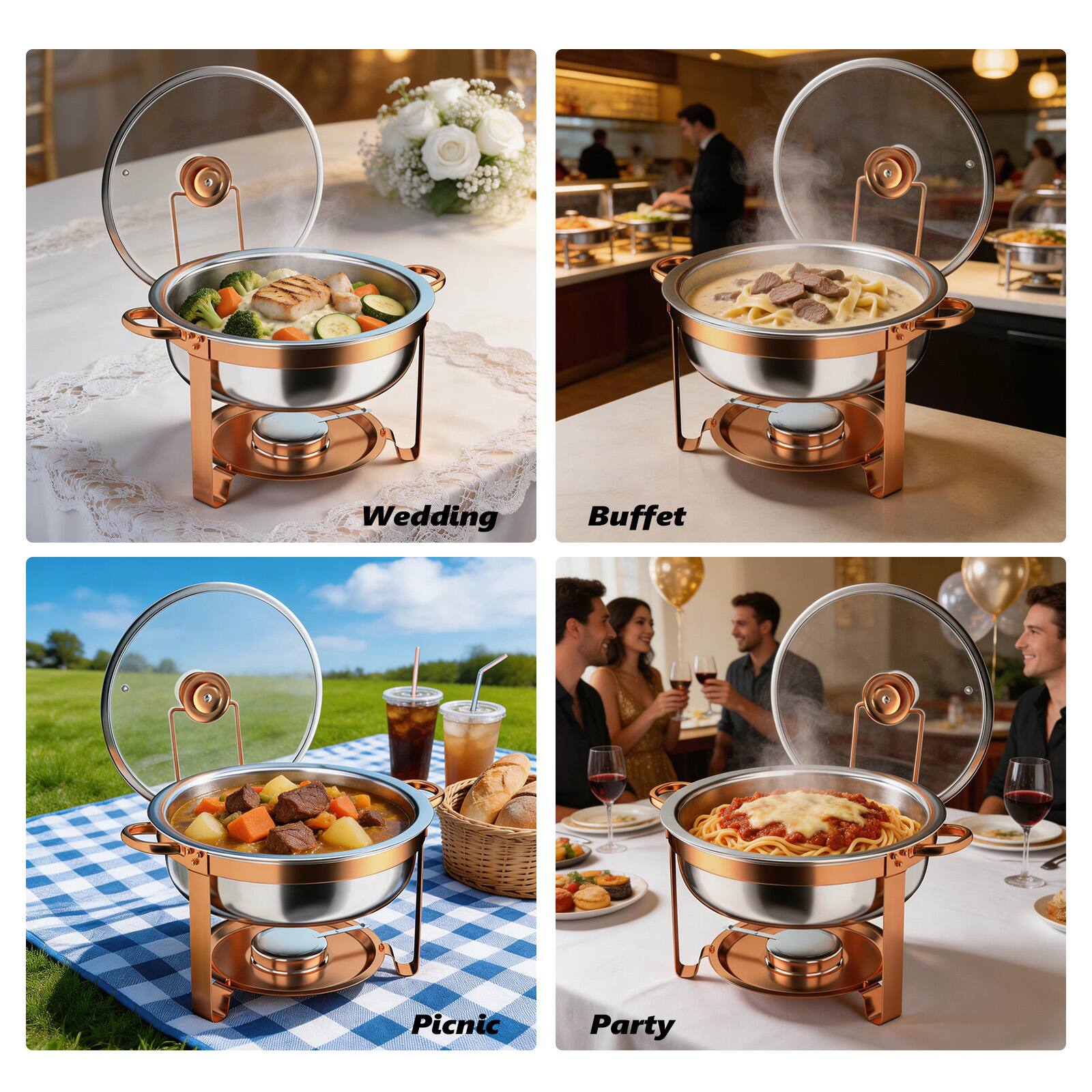 Wedding  
Buffet  
Picnic  
Party