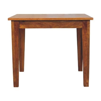 Front. Artisan Furniture - Golden Teak Solid Wood Dining Table, Light Brown - Light Brown.