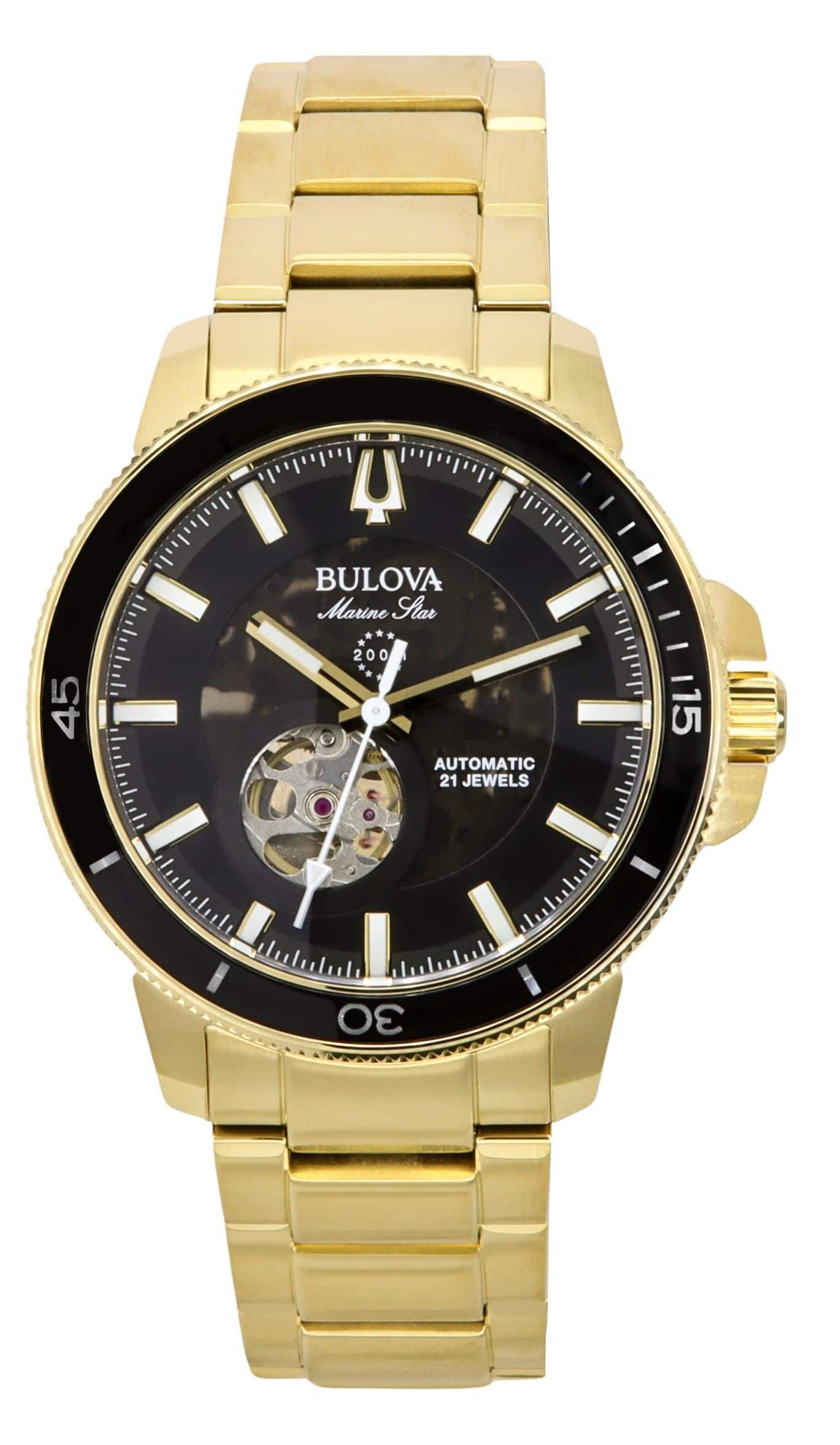 BULOVA Marine Star 45 2 200 0 AUTOMATIC 21 JEWELS 115 30