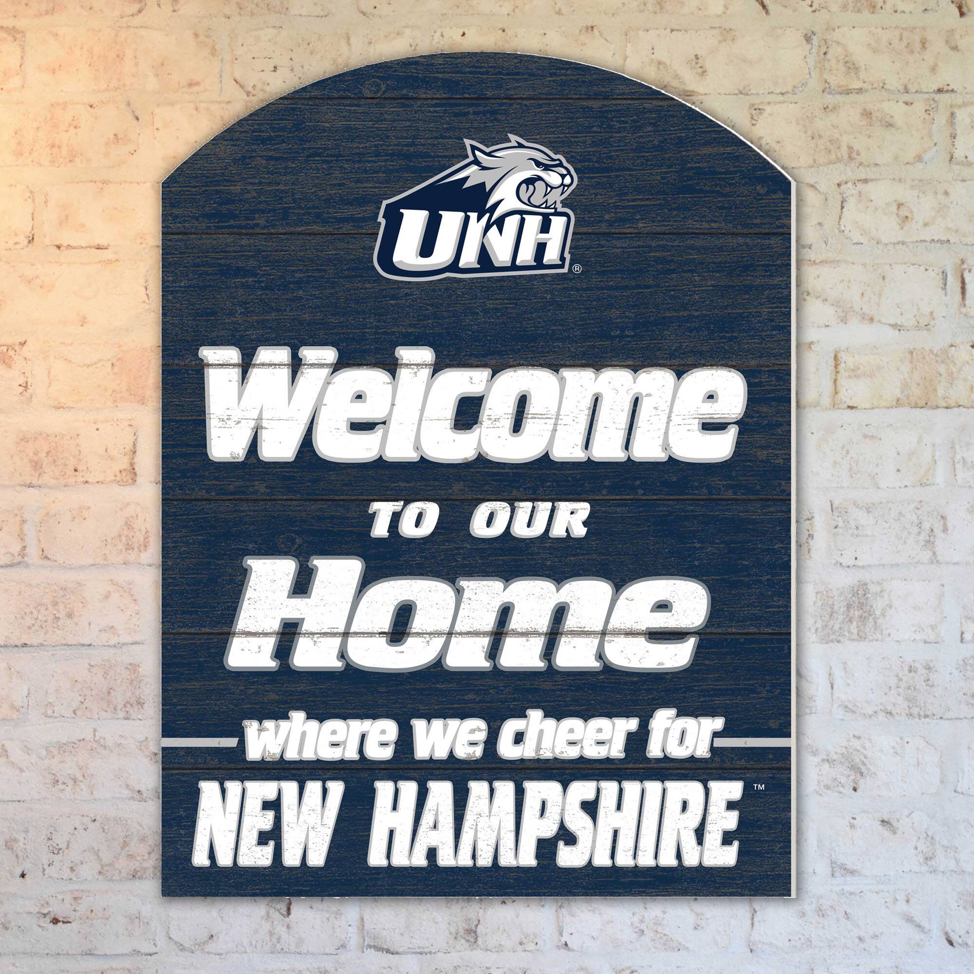 UNH Welcome TO OUR Home where we cheer for NEW HAMPSHIRE