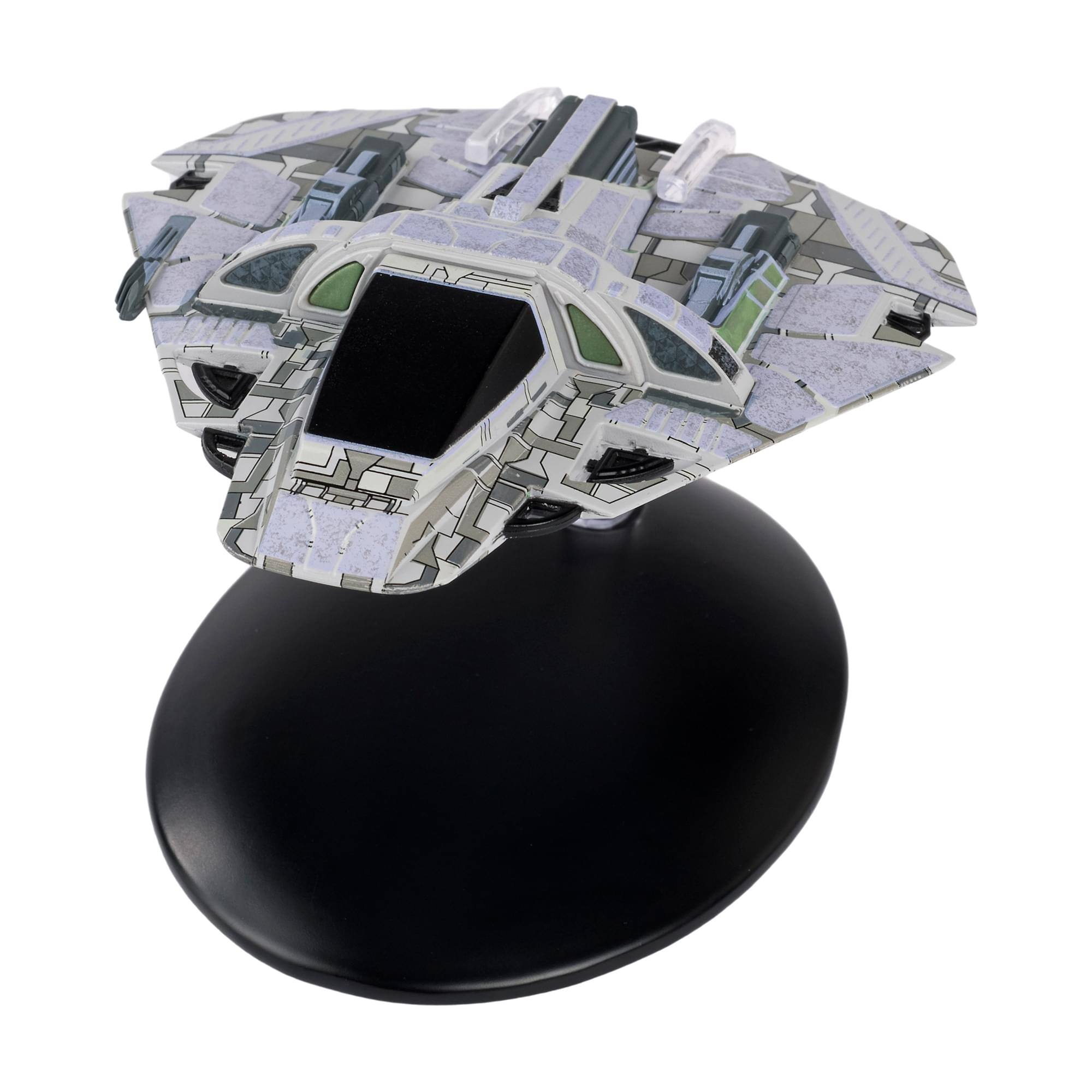 Alt View 2. Eaglemoss - Eaglemoss Star Trek Ship Replica | Bomar Patrol Ship - Grey.