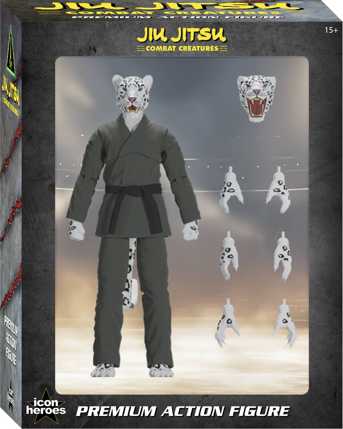 JIU JITSU COMBAT CREATURES  
PREMIUM ACTION FIGURE  

15+  

icon heroes PREMIUM ACTION FIGURE
