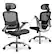Front. CloudRest Pro - Big and Tall Ergonomic Mesh Office Chair Wide Cushion Executive Chair High Back Reclining Computer Chair Task Chair - Black.