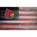Front. Fan Creations - Louisville Cardinals 11'' x 19'' Distressed Flag Sign - Multicolor.