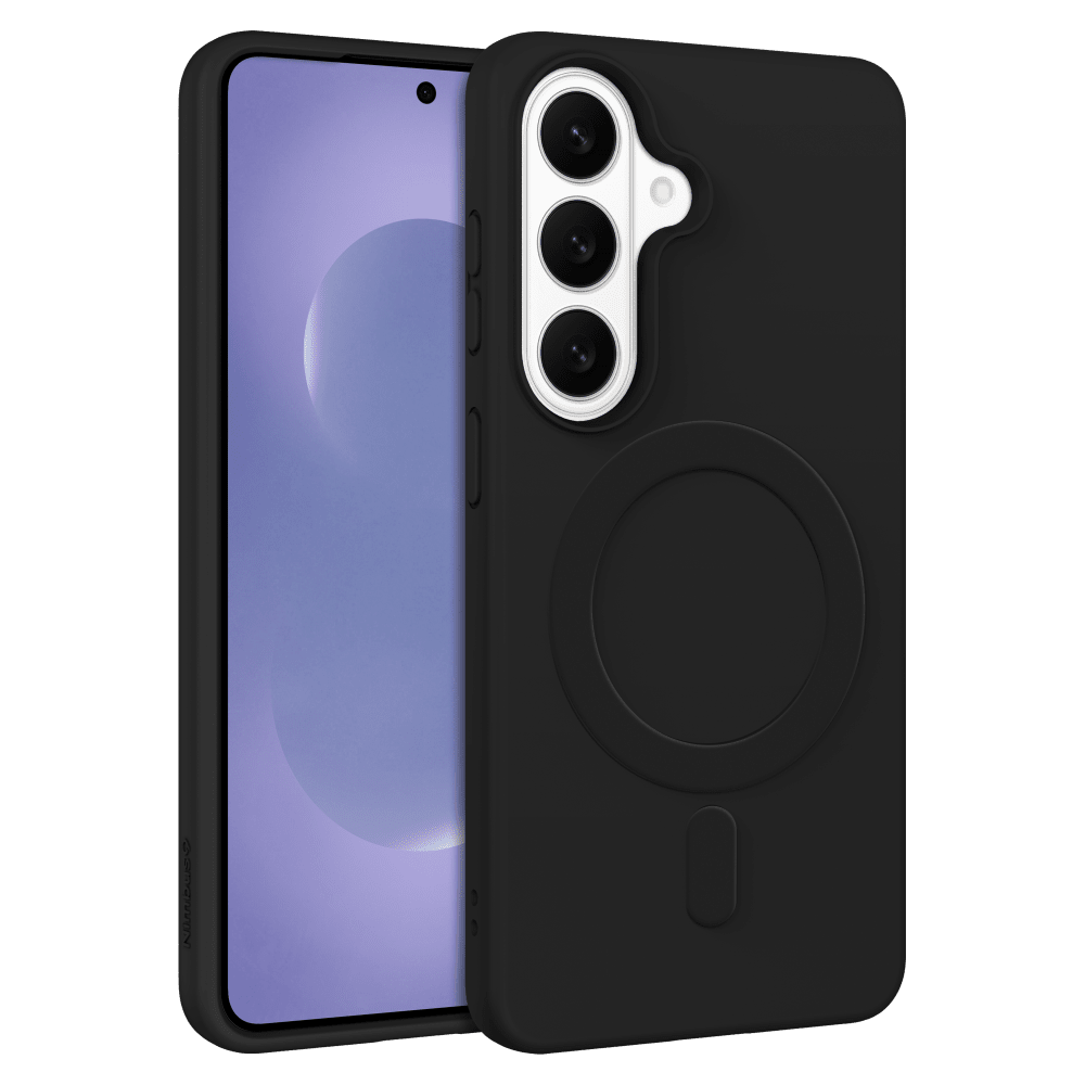 Front. Nimbus9 - Alto 2 MagSafe Case for Samsung Galaxy S26 - Black.