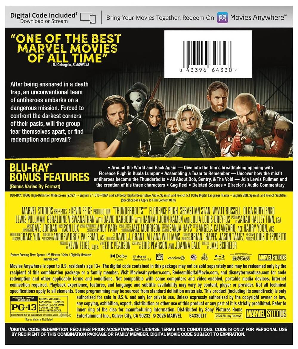 Alt View 1. Thunderbolts*   - BLU-RAY.