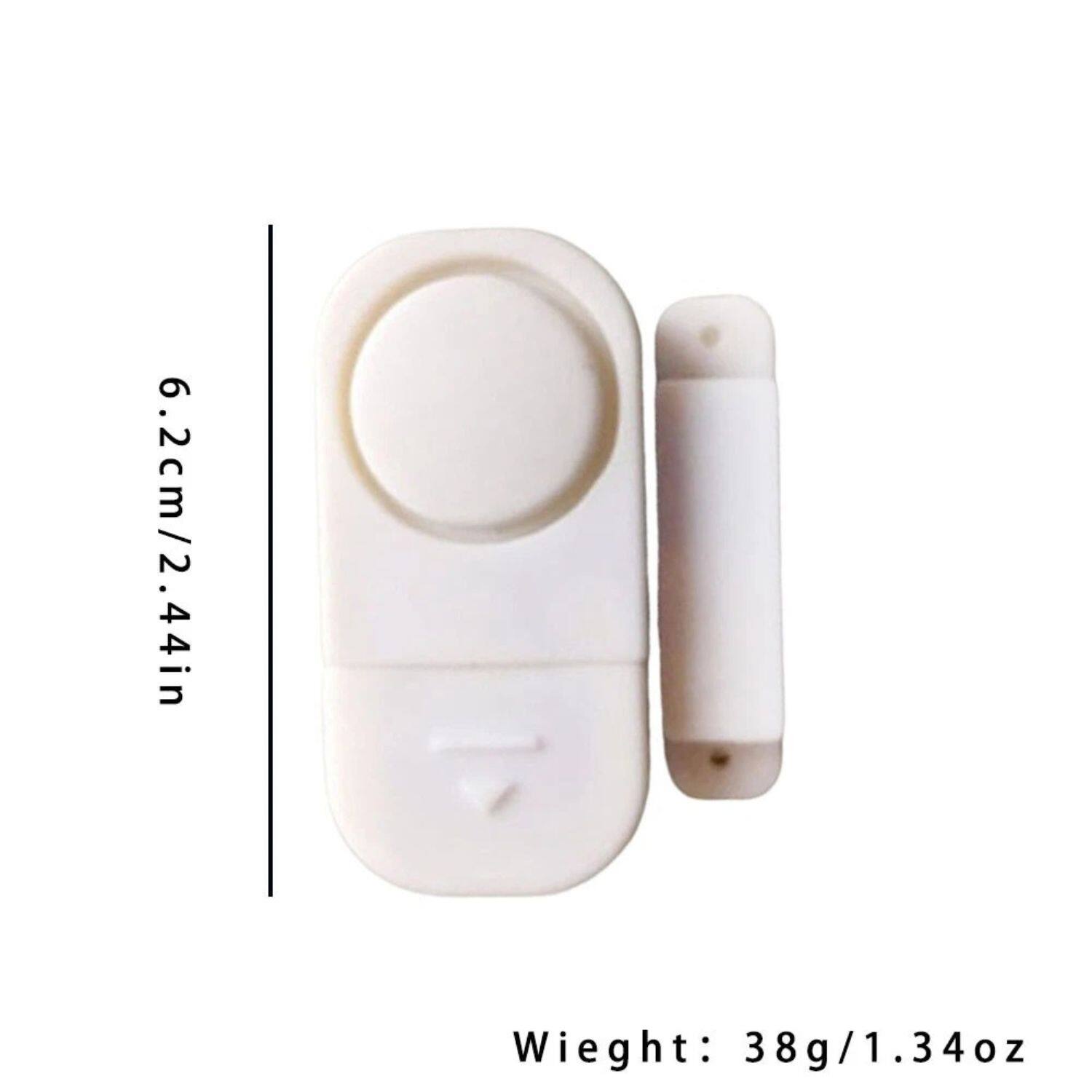 6.2 cm / 2.44 in

Weight: 38 g / 1.34 oz