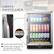 Alt View 14. Lanbo - 110 Can 6 Bottle Beverage Refrigerator with Precision Temperature Controls and LED Interior Light - Black.