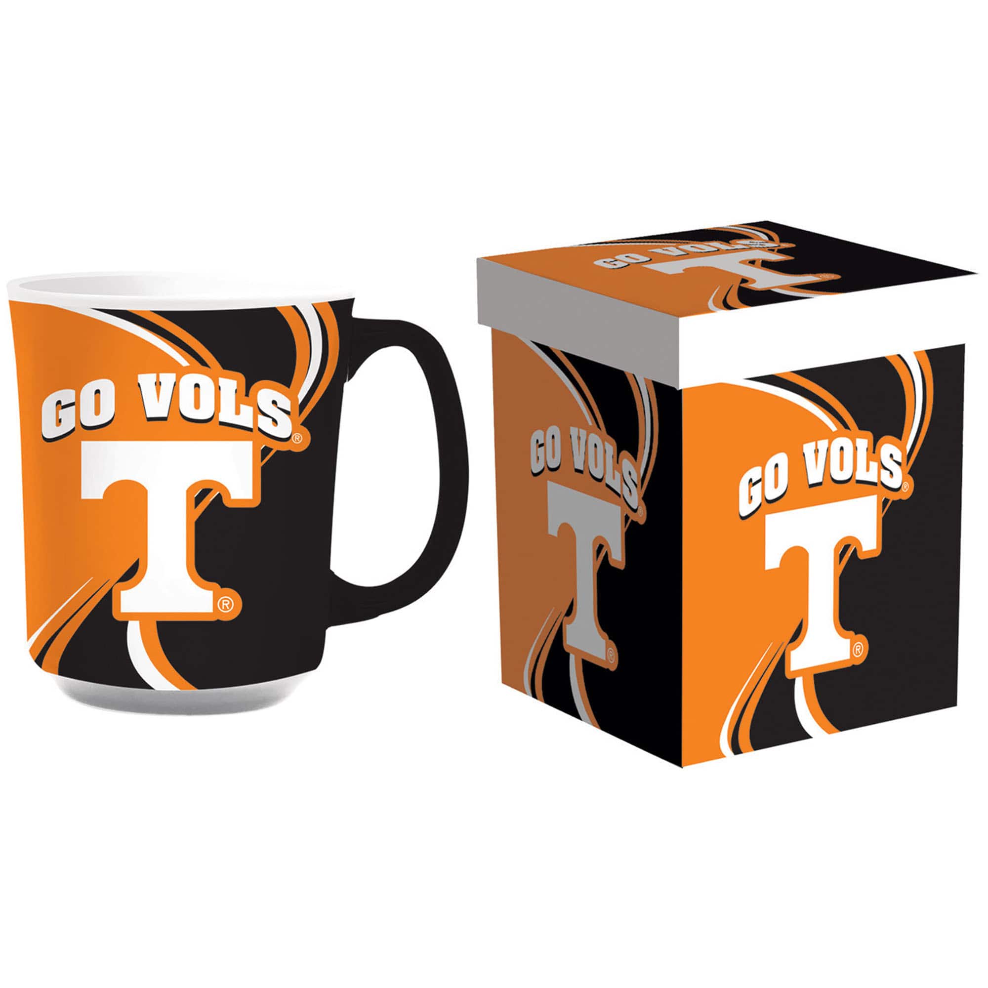 Evergreen Enterprises - Tennessee Volunteers 14oz. Ceramic Mug with Matching Box - Multicolor