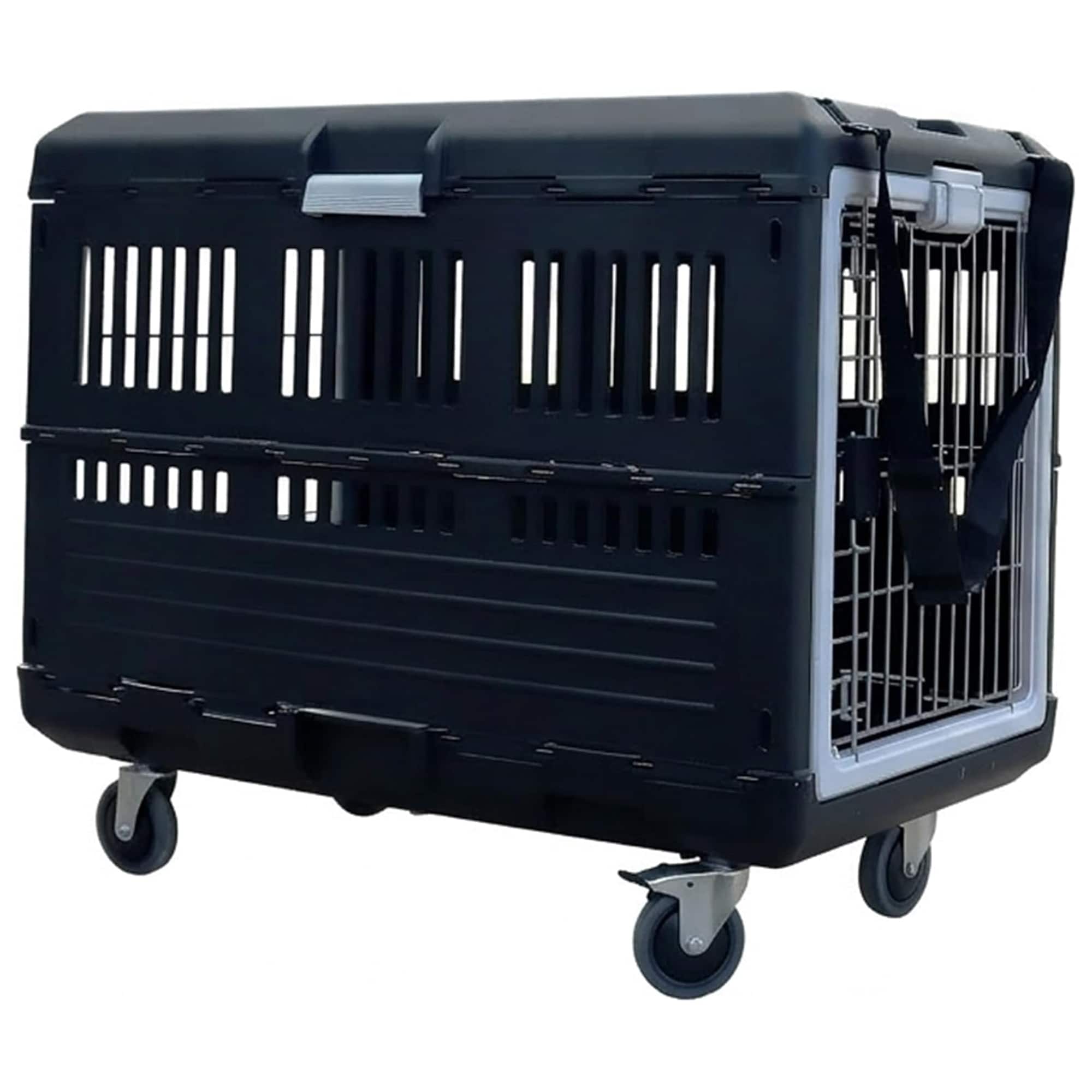 "Mirapet - Collapsible Pet Carrier & Crate for Large Dogs & Cats w/ Travel Kit, 35""" price history on PriceWatchPro