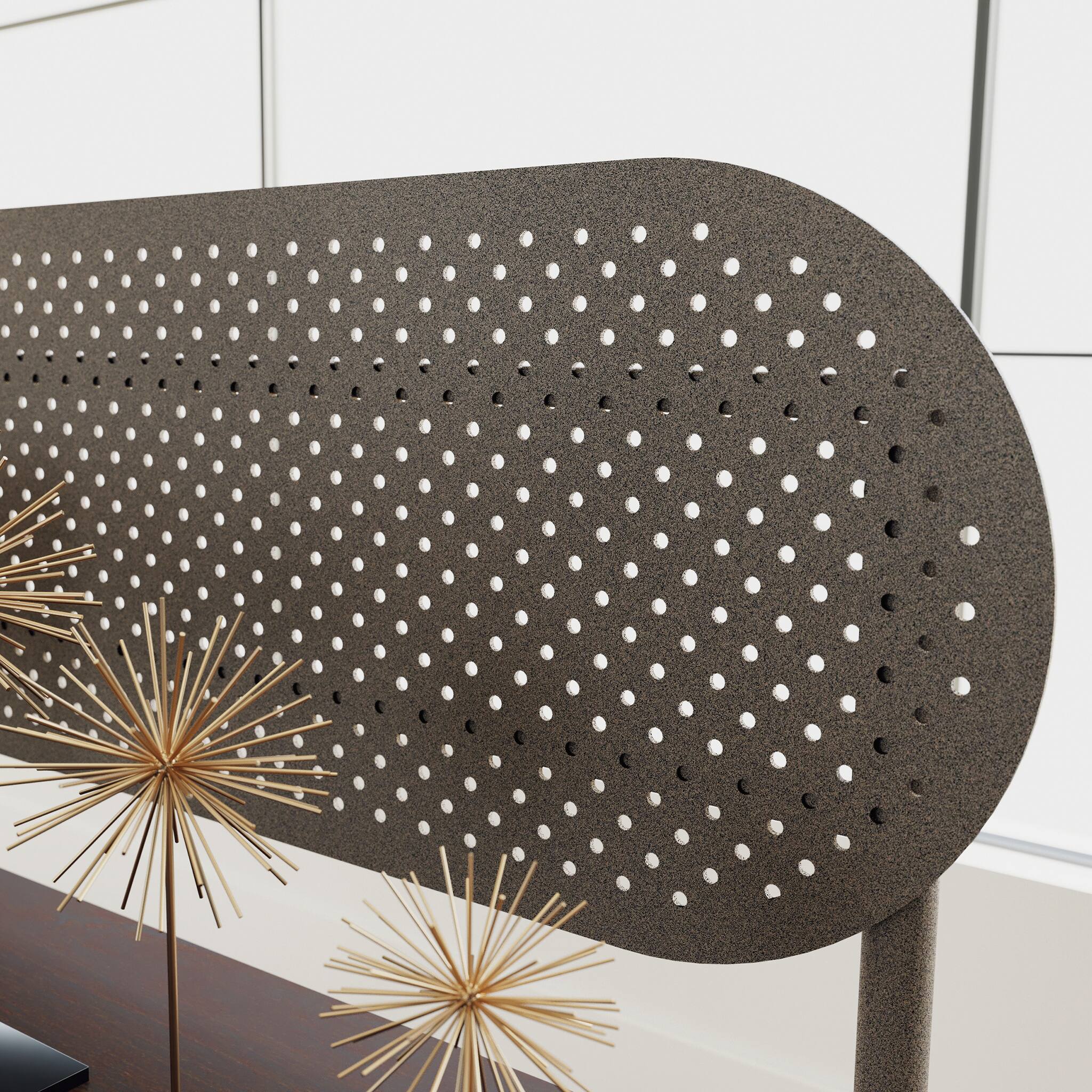 Alt View 6. Spaco - Reversible L-Shaped Computer Desk, File & Storage Drawers, Cable Panel, Office - Brown.