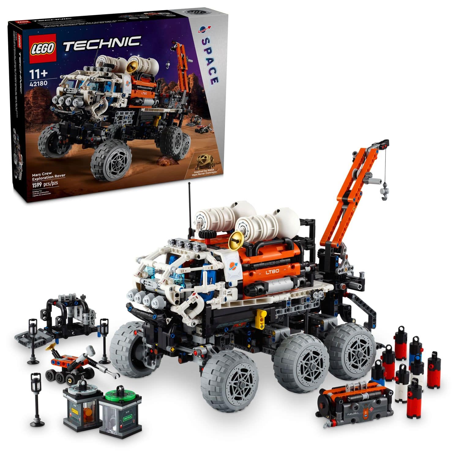 LEGO Technic Mars Crew Exploration Rover Advanced Building Kit 42180 6470663 Best Buy