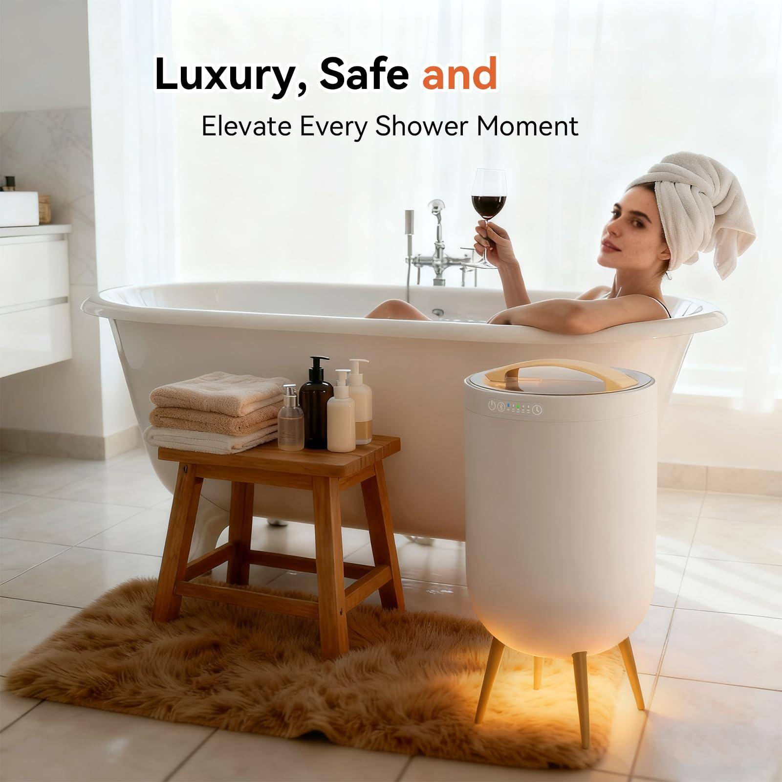 Luxury, Safe and  
Elevate Every Shower Moment