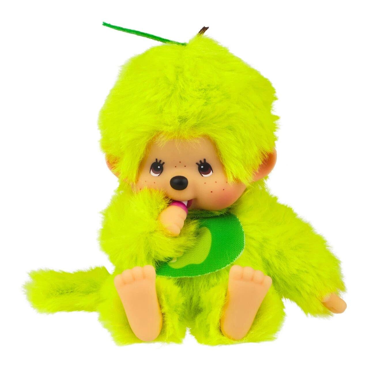 Alt View 1. Monchhichi - Sekiguchi Monchhichi Fruit Color Plush Doll - Apple Green.