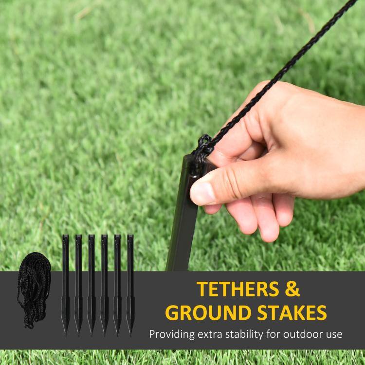 TETHERS & GROUND STAKES  
Providing extra stability for outdoor use