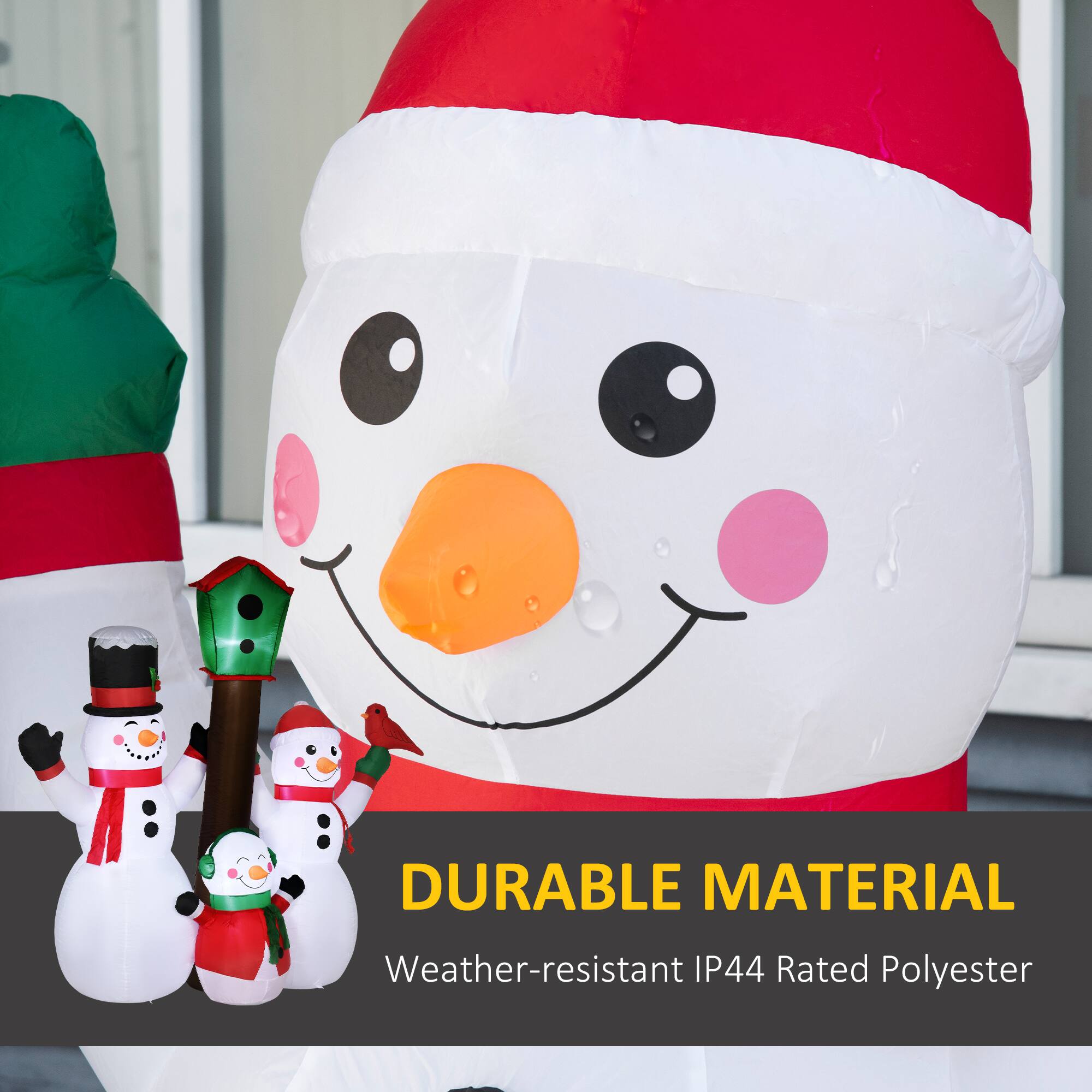 DURABLE MATERIAL  
Weather-resistant IP44 Rated Polyester