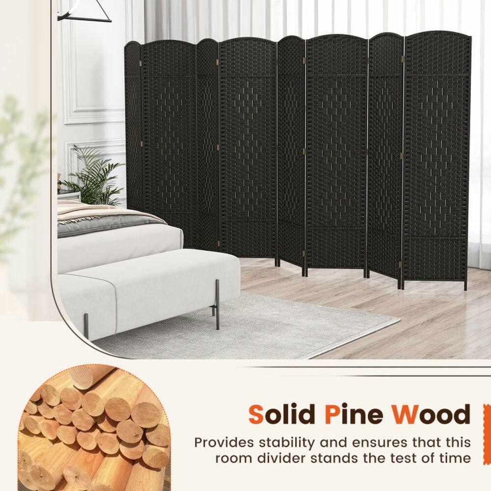 Solid Pine Wood  
Provides stability and ensures that this room divider stands the test of time