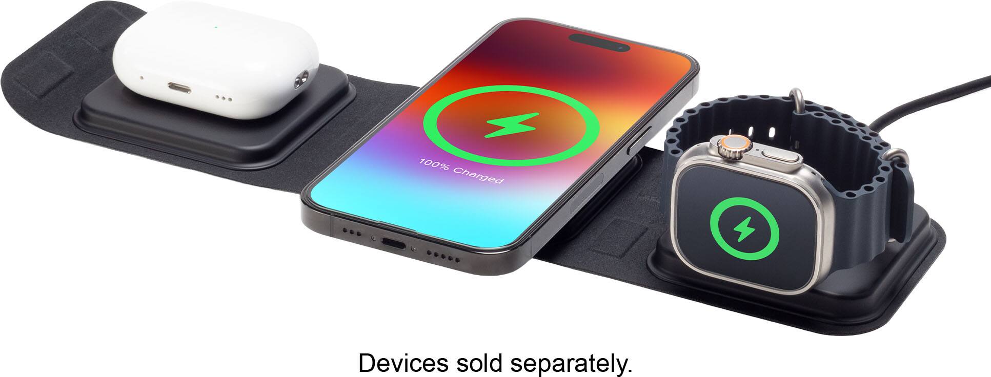 100% Charged  
Devices sold separately.