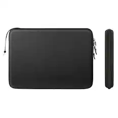 Front. Kitcheniva - Shockproof 15.6" Laptop Sleeve Case For HP Dell Samsung Black - Black.