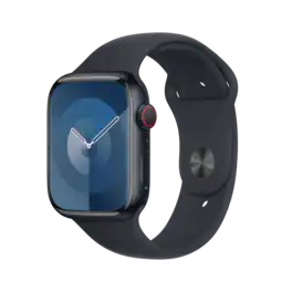 Apple - 45mm Sport Band - S/M - Midnight