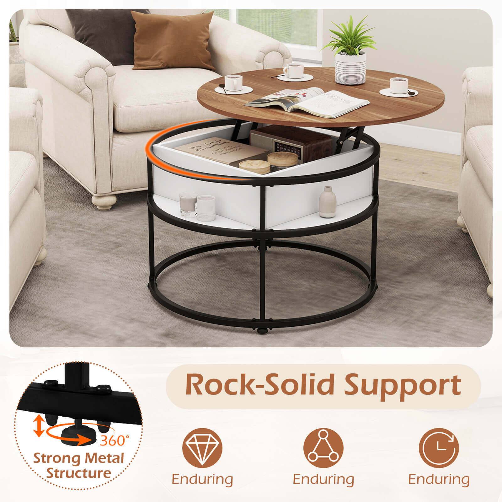 Rock-Solid Support  
360° Strong Metal Structure  
Enduring