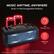 MUSIC ANYTIME, ANYWHERE
Built-in Rechargeable Battery
3H Playing Time
1800mAh 3.7V
Note: Because being in standby mode might cause battery damage, please turn off the power with the ON/OFF switch when not in use.