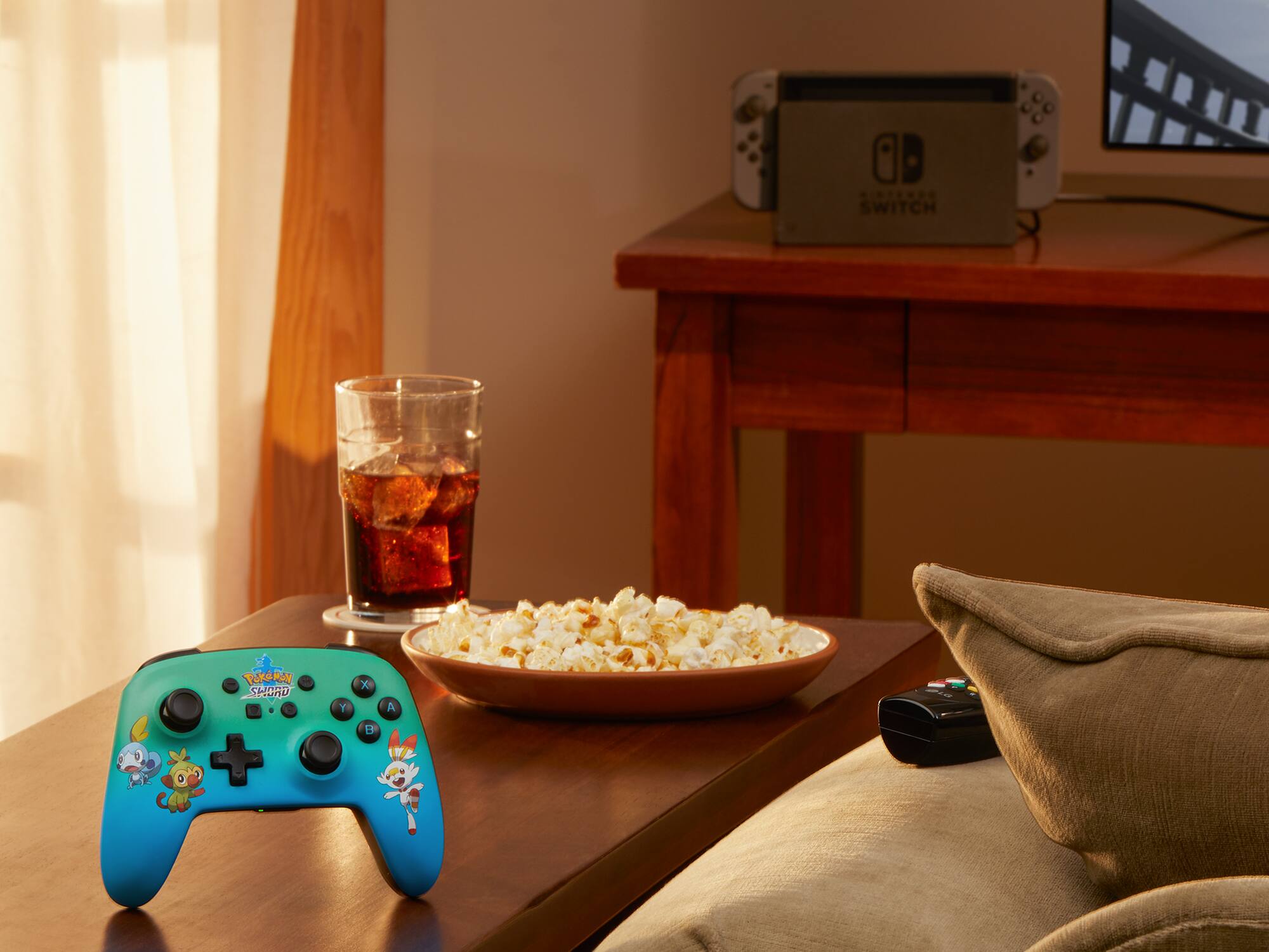 Alt View 19. PowerA - Enhanced Wireless Controller for Nintendo Switch - Pokémon Sword.