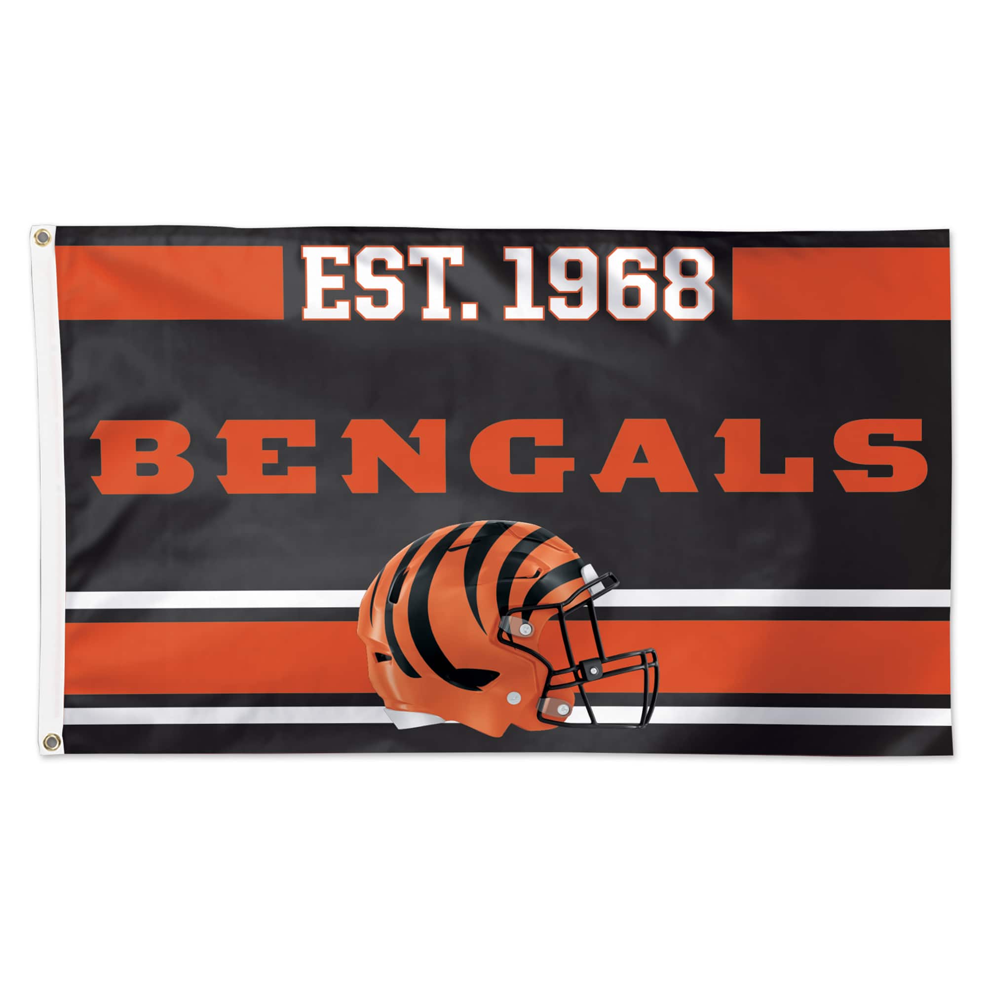 Photos - Other Decoration Deluxe WinCraft - Cincinnati Bengals 3' x 5' Established 1-Sided  Flag - Multicolor 4283466 