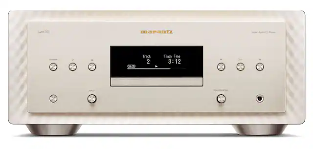 SACD IO marantz Super Audio CD Player DIMMER SA-CD Track 2 Track Time 3:12 d > I1 TD INPUT PHONES LEVEL