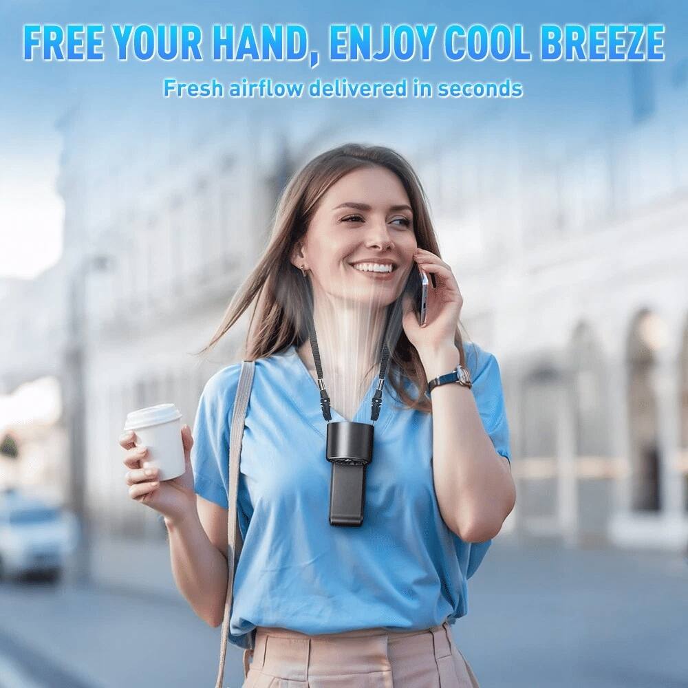 FREE YOUR HAND, ENJOY COOL BREEZE  
Fresh airflow delivered in seconds