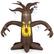 Front. Costway - 7.8 Ft Halloween Inflatables Scary Dead Tree Halloween Decoration with Ghost - Brown.