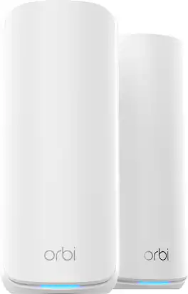 NETGEAR - Orbi 870 Series BE21000 Tri-Band Mesh Wi-Fi 7 System - White