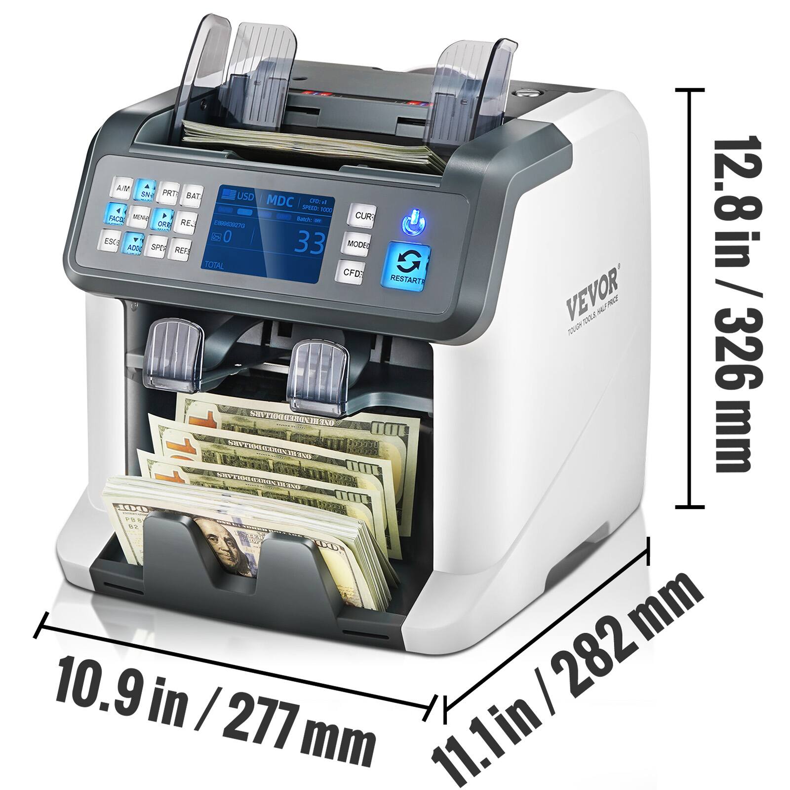 a/7 ZN PRT RAT USD MDC sna - SPULD 1000 FCO MING Bast CUR DRE RE- RDO ESC F 0 33 ACD SPO MODE RET TOTAL CFD NEXTARTE G VEVOR COa t2 SE/Z 12.8in/ 32 326  NST NEVTHMEE NEVTHUUZUXIUINO UTAD % SHYTVOA'S MRO mm CRAIAI SRTT 1 M TN PS srr FOXL mm 10.9 I 282 in I 277 mm 11.1in

Corrected text:
a/7 ZN PRT RAT USD MDC sna - SPULD 1000 FCO MING Bast CUR DRE RE- RDO ESC F 0 33 ACD SPO MODE RET TOTAL CFD NEXTARTE G VEVOR COa t2 SE/Z 12.8in/ 32 326 NST NEVTHMEE NEVTHUUZUXIUINO UTAD % SHYTVOA'S MRO mm CRAIAI SRTT 1 M