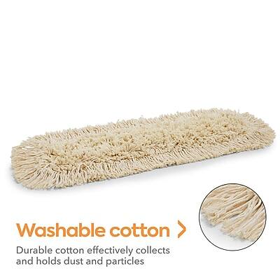 Washable cotton  
Durable cotton effectively collects and holds dust and particles