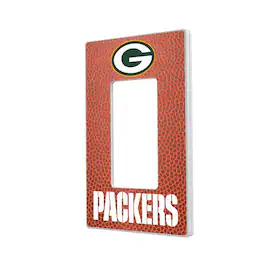 Keyscaper - Green Bay Packers Football Design Single Rocker Light Switch Plate - Multicolor