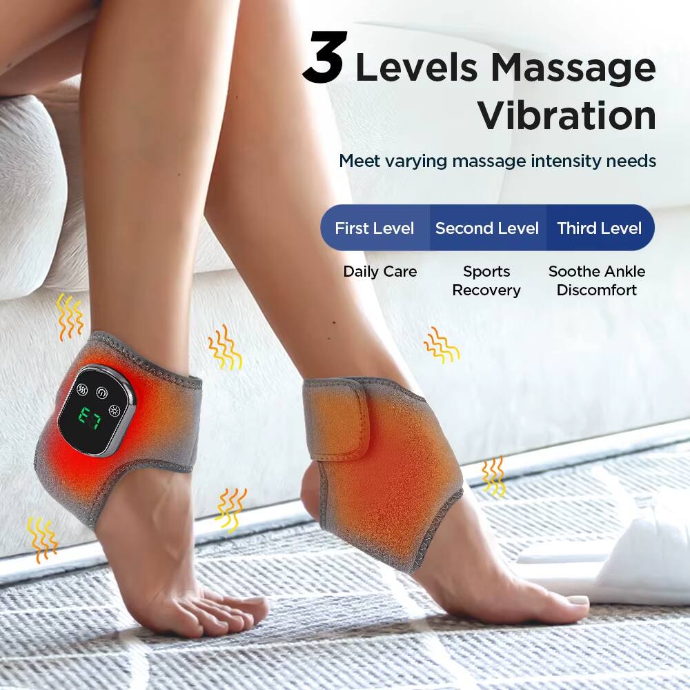 3 Levels Massage Vibration  
Meet varying massage intensity needs  

First Level  
Daily Care  

Second Level  
Sports Recovery  

Third Level  
Soothe Ankle Discomfort