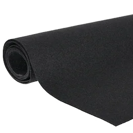 QPower - Speaker Box Carpet, 72" x 72" Fabric Sheet for Car Audio Builds - Black