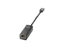 HP - USB-C to RJ45 Adapter G2 (4Z527AA) - 1 Port, 128 MB/s, Portable - Black