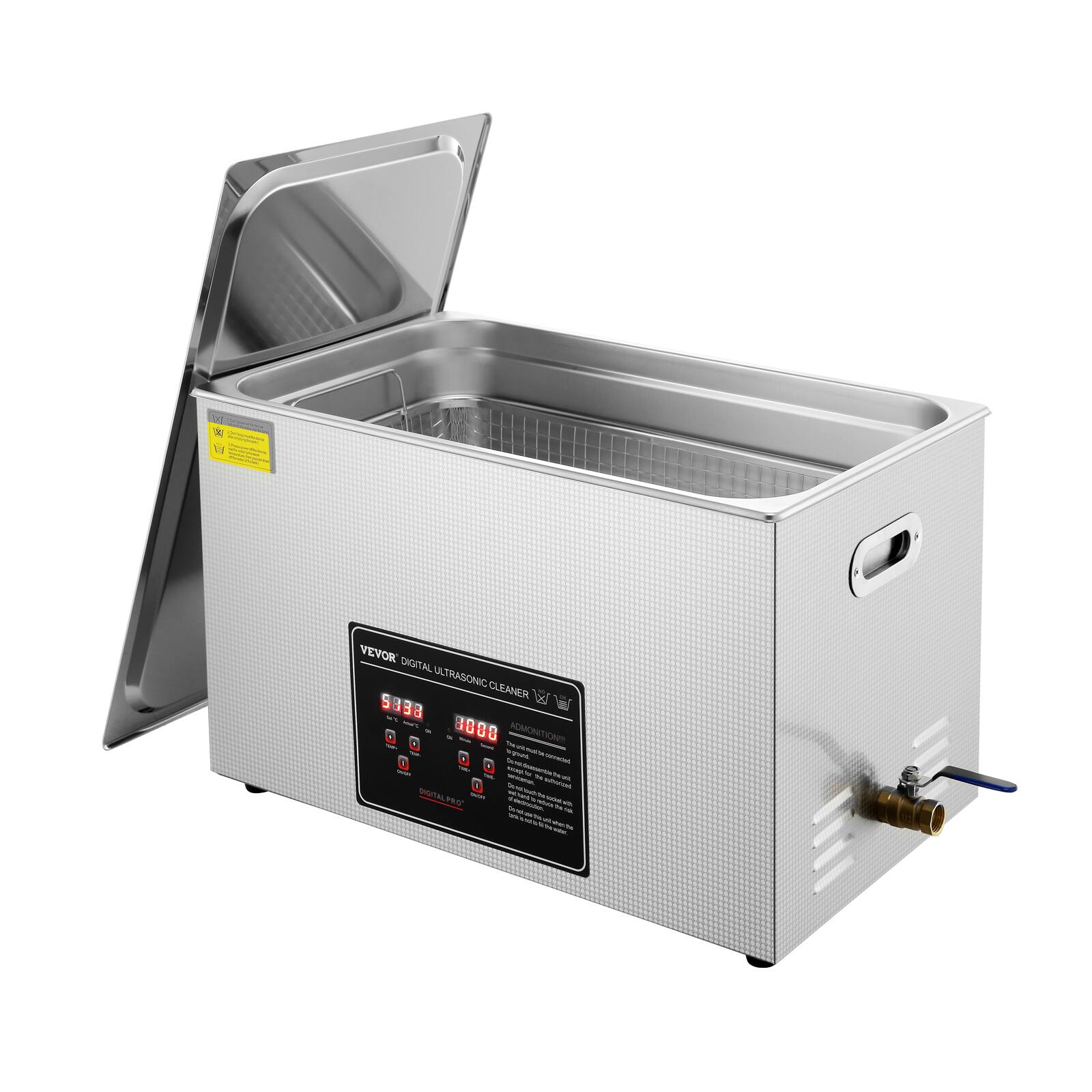 Vevor Digital Ultrasonic Cleaner V  
0" The de 0 222 Whoa - - rericatian.  
WL 0 This Jackettur Digital Pro" reve to nos u alm TOTAL notato to Para
